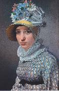 Christoffer Wilhelm Eckersberg Portrat der Anna Maria Magnan painting
